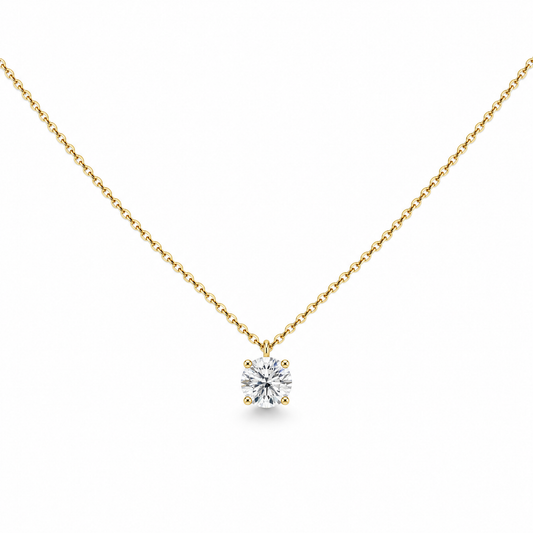 1.10 CT SOLITAIRE NECKLACE