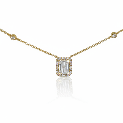 ADJUSTABLE ILLUSION NECKLACE