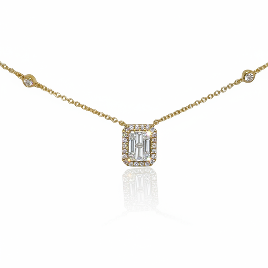 ADJUSTABLE ILLUSION NECKLACE