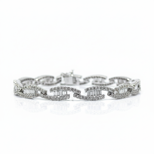 Illusion Baguette Bracelet