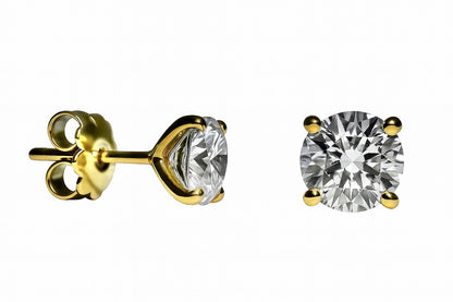 2.04 CT 4 PRONGS SOLITAIRE STUDS