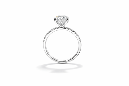 2.02 CT OVAL WITH SIDE DIAMONDS