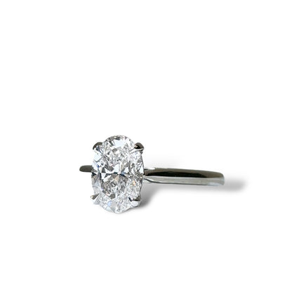 Ovale LG diamanten ring 