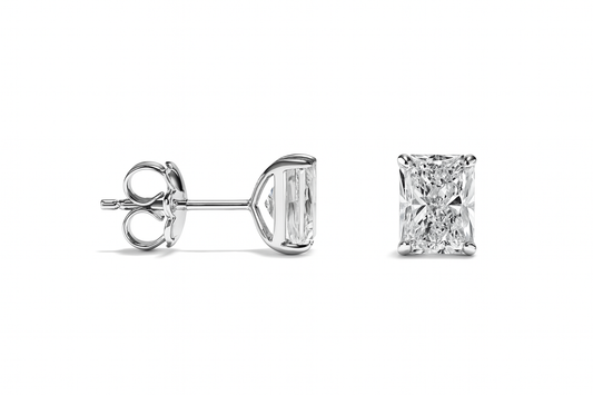RADIANT SOLITAIRE EARRINGS