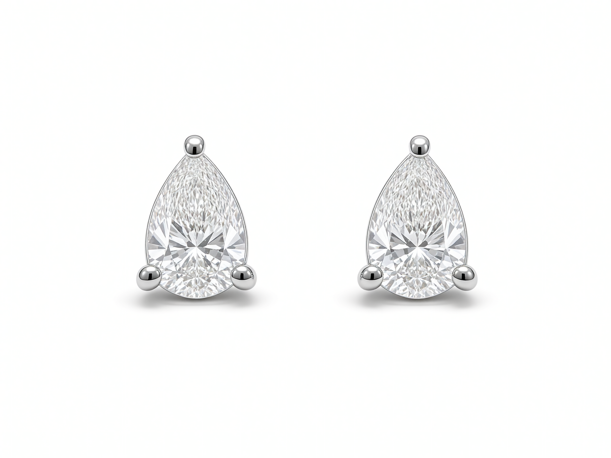 PEAR STUD EARRINGS