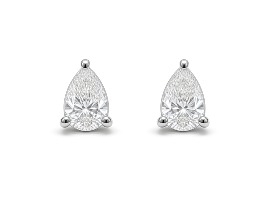 PEAR STUD EARRINGS
