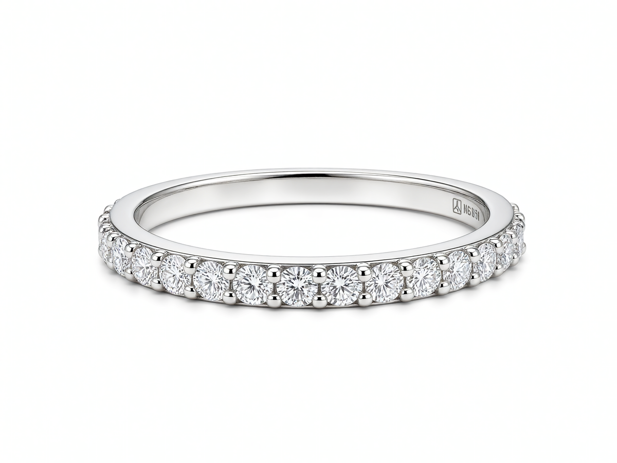 2MM HALF ETERNITY RING