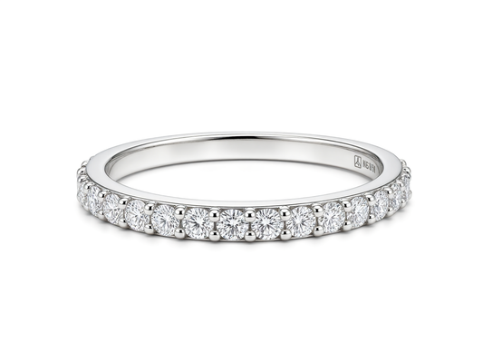 2MM HALF ETERNITY RING