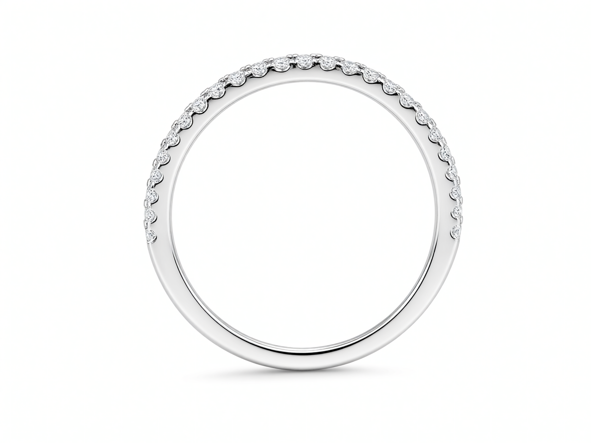 1.5MM HALF ETERNITY RING