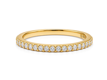 1.6MM HALF ETERNITY RING