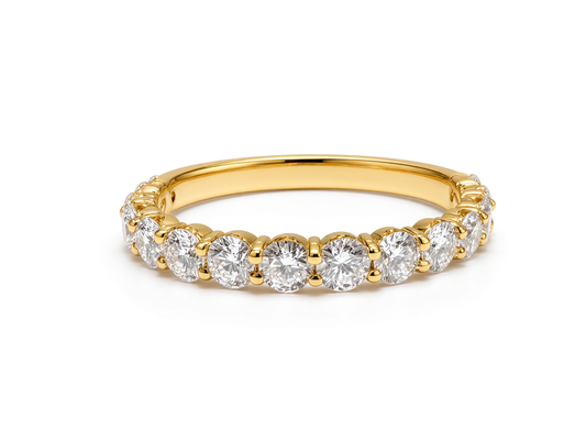 2.6MM HALF ETERNITY RING