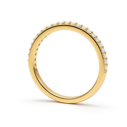 1.6MM HALF ETERNITY RING
