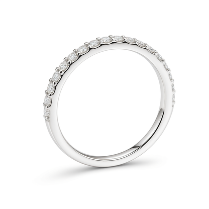 2MM HALF ETERNITY RING