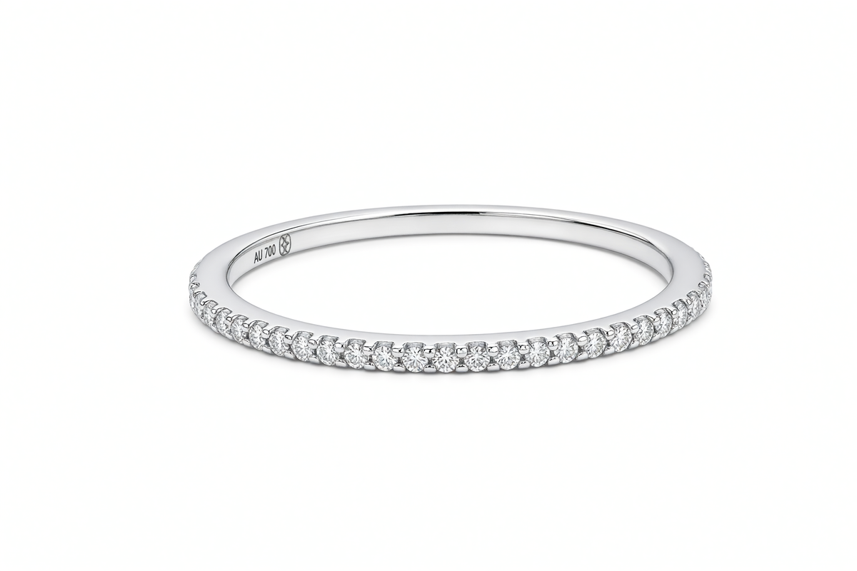 1.5MM HALF ETERNITY RING