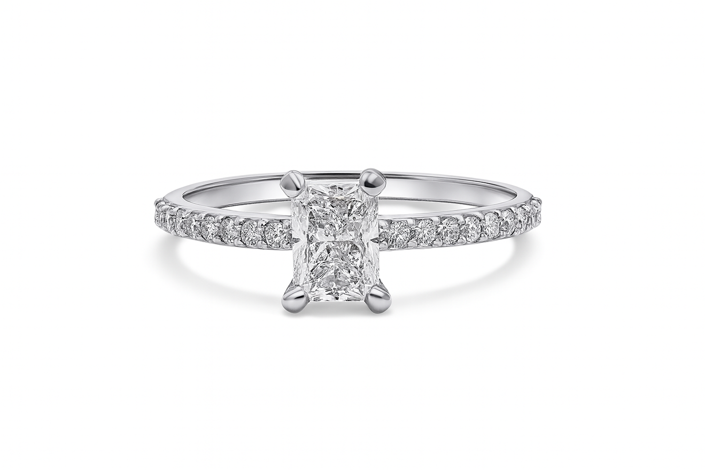 0,57 CT STRALENDE PAVÉ RING 