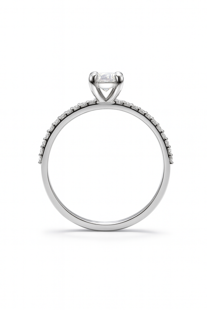 0,57 CT STRALENDE PAVÉ RING 