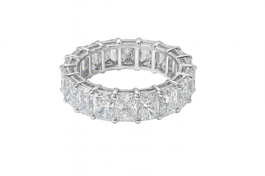 BAGUE D'ÉTERNITÉ RADIANTE DE 10,15 CT 