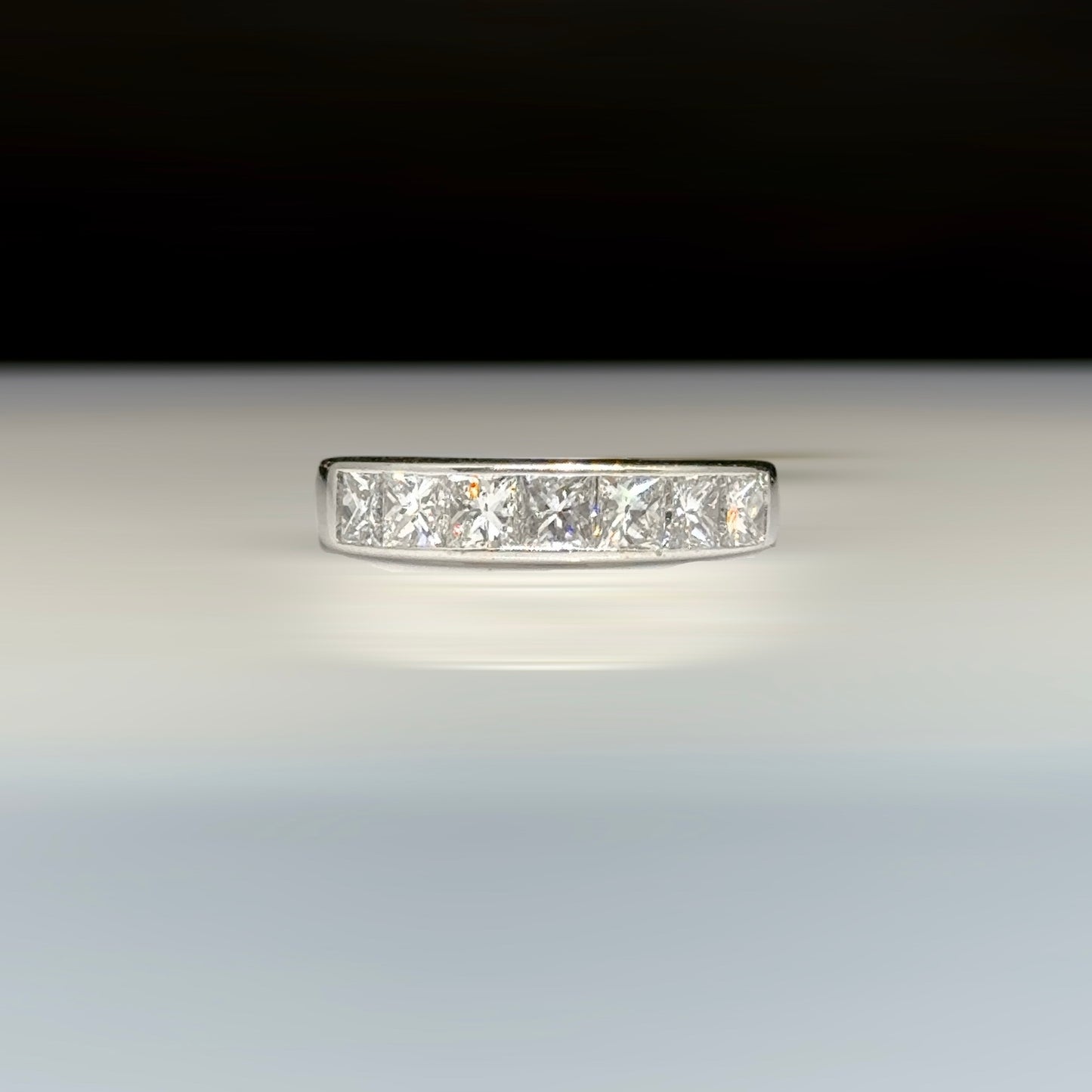 Bague demi-éternité 1,20 ct 