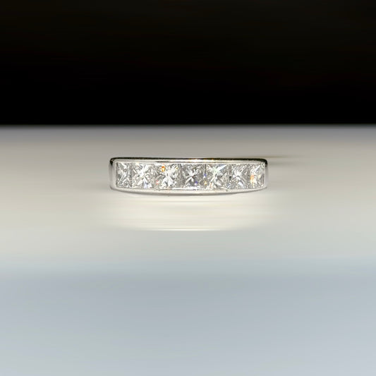 Bague demi-éternité 1,20 ct 