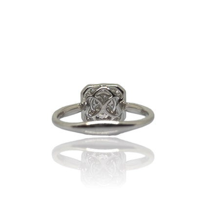 Halo diamanten ring 