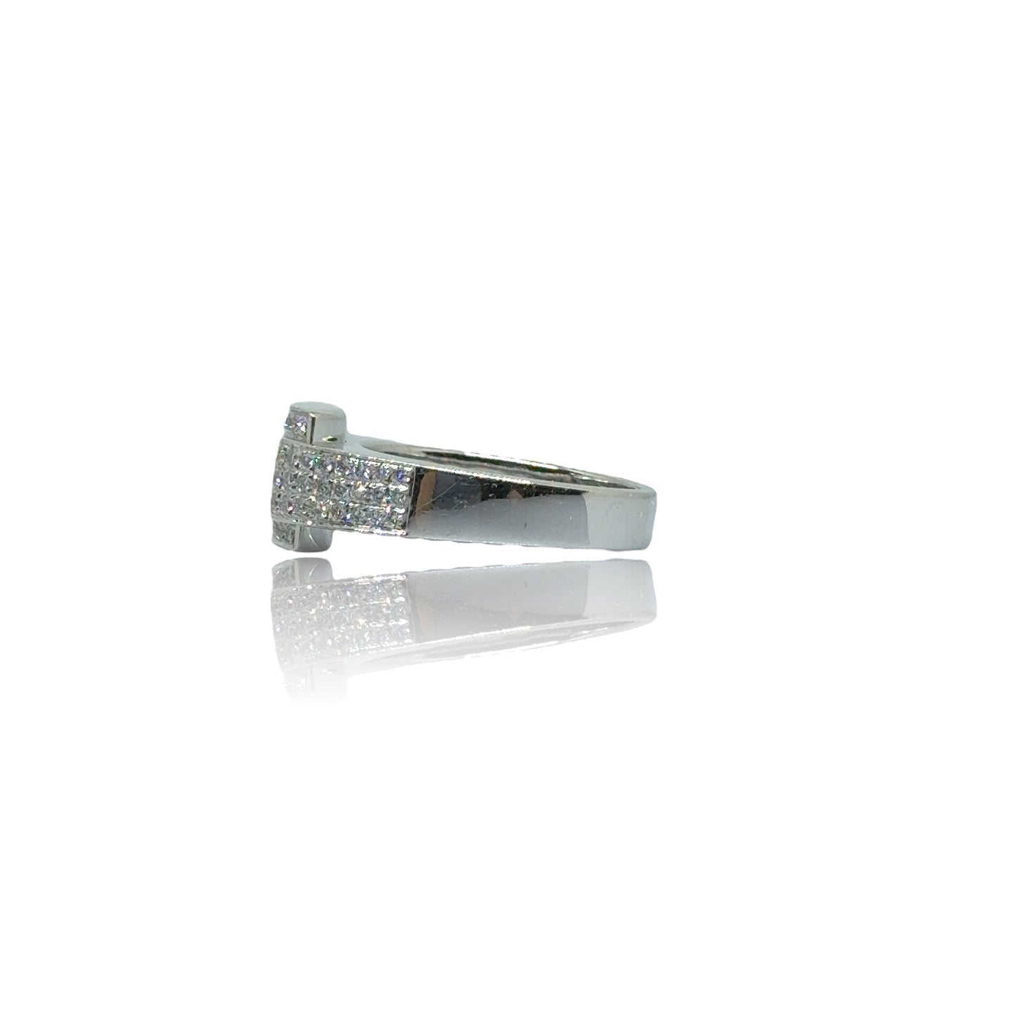 Pave diamanten ring