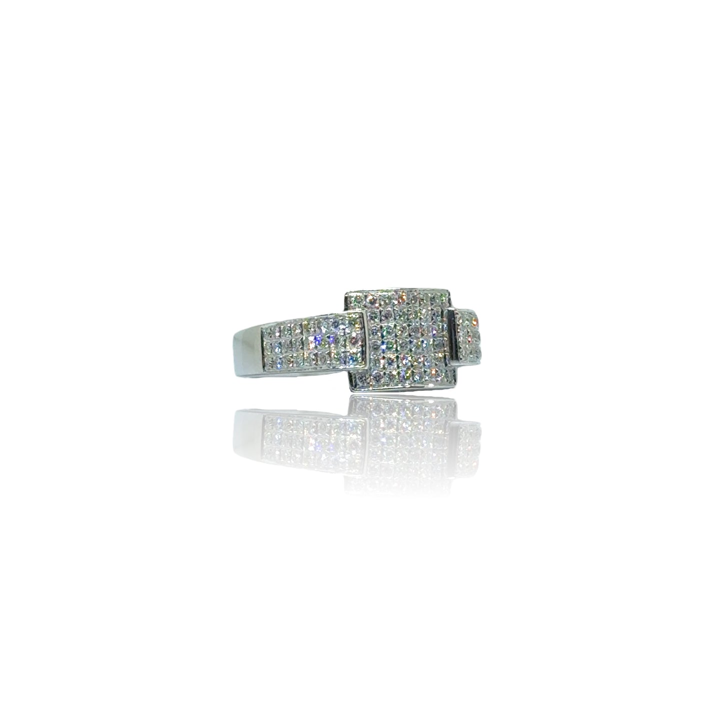 Pave diamanten ring