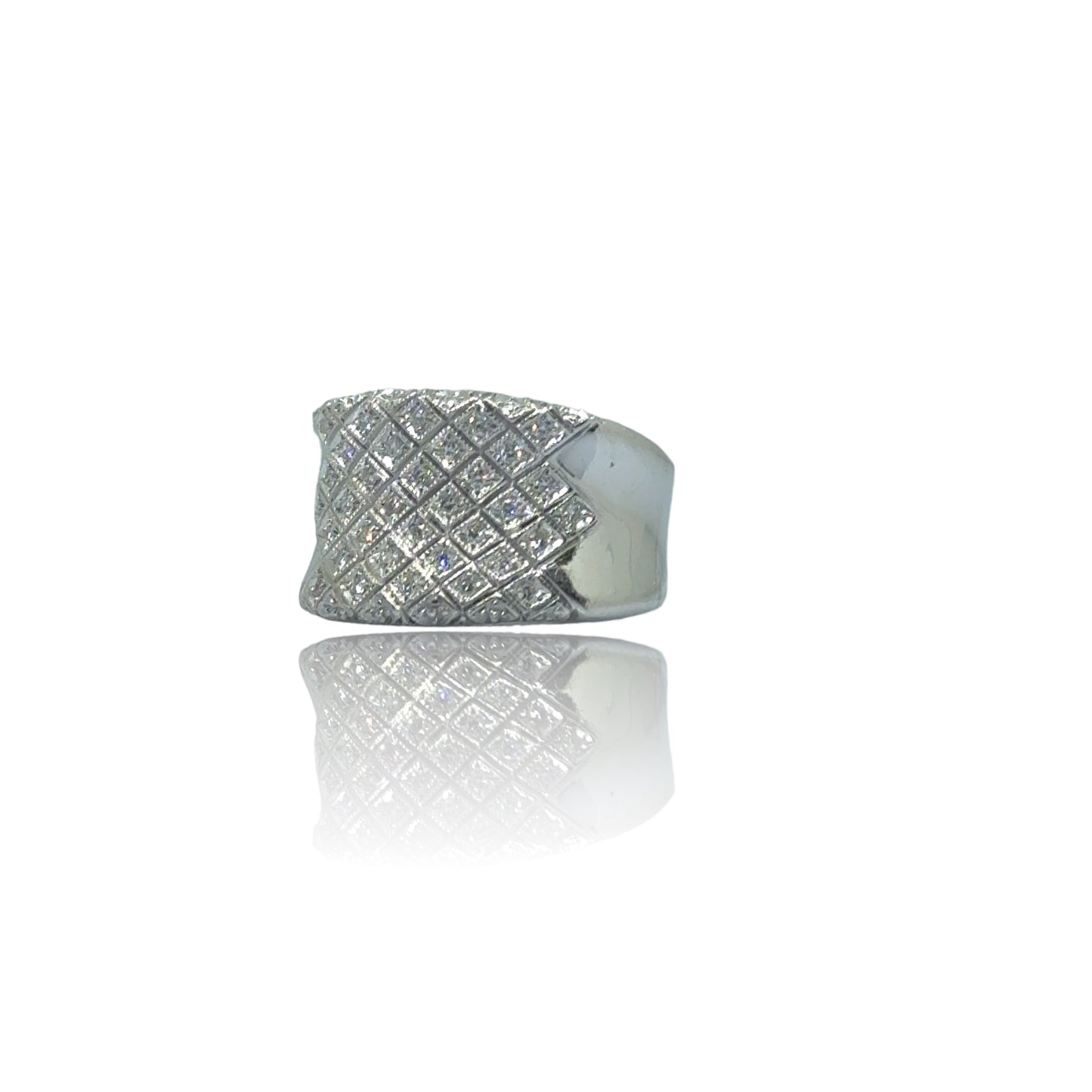 Pave diamanten ring