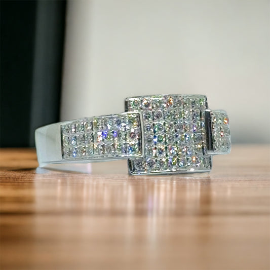 Pave diamanten ring