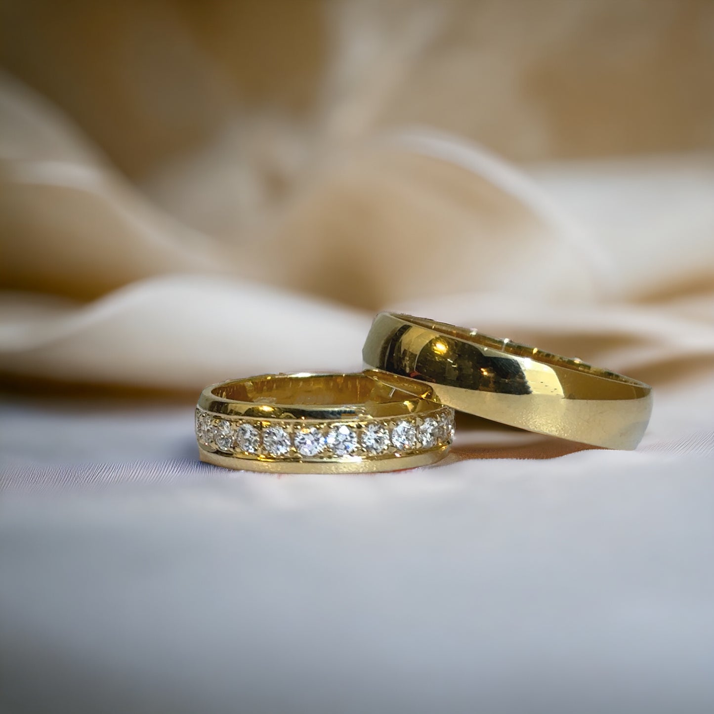 5mm Trouwringen Met Diamanten