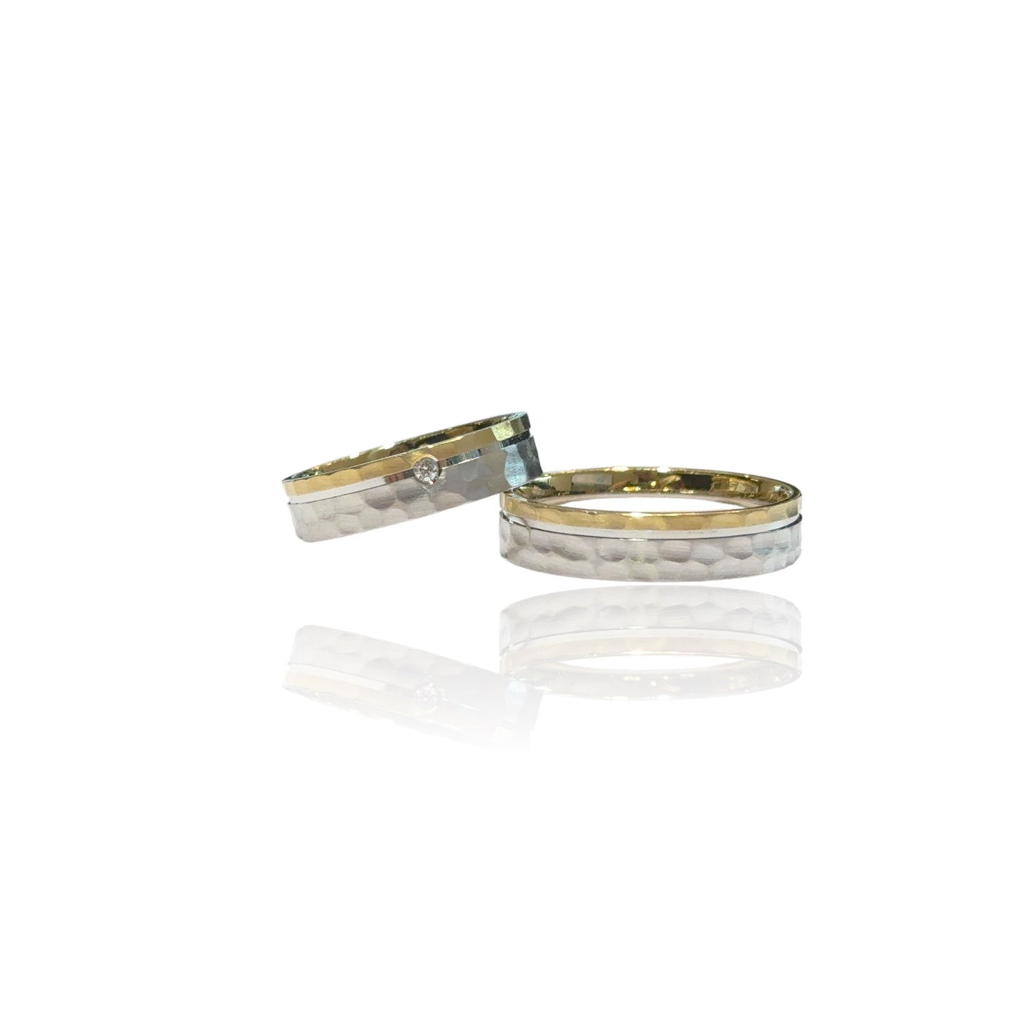 5mm Comfort Fit Trouwringen Met Diamant