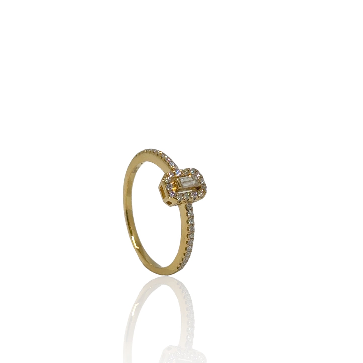 Bague Halo en diamant