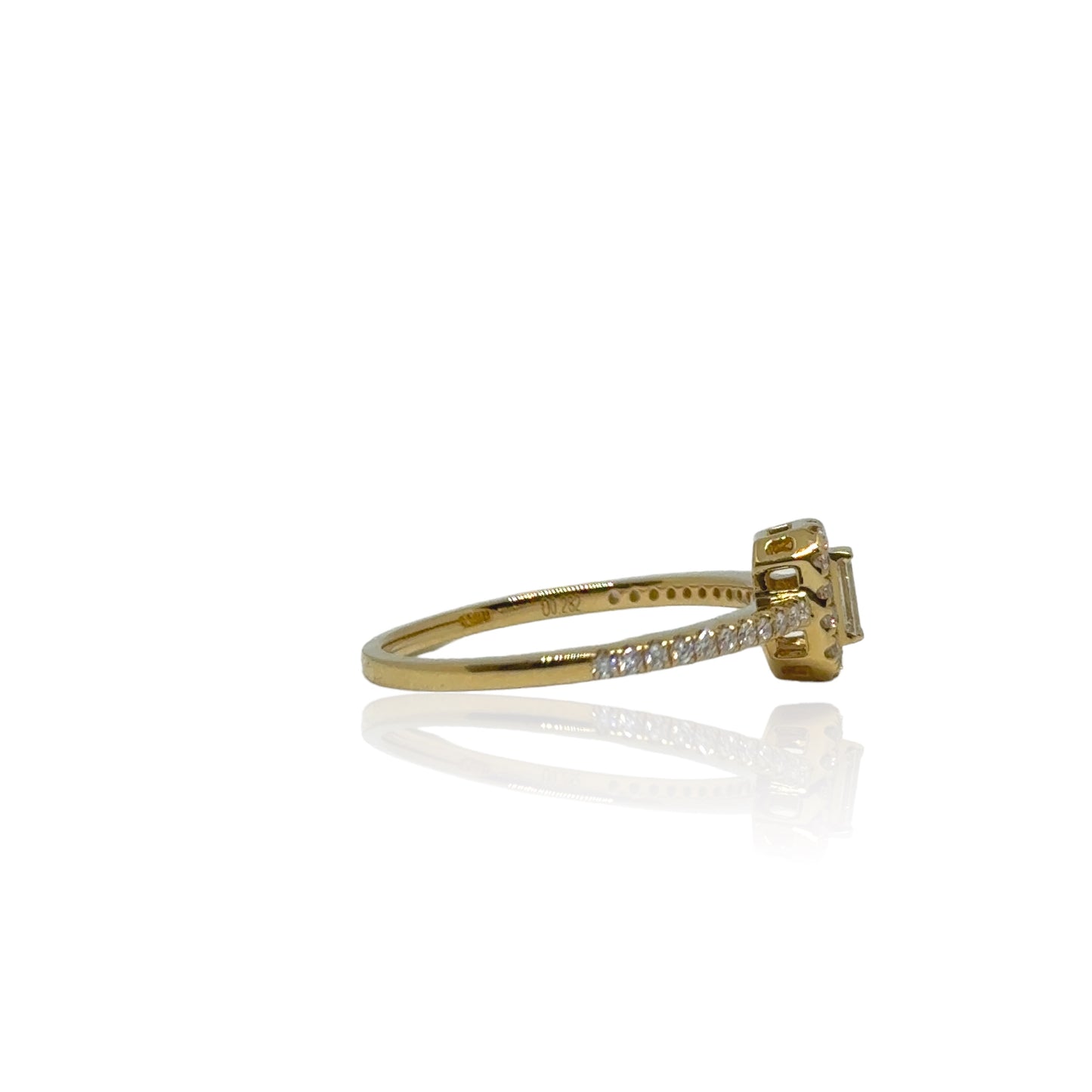 Bague Halo en diamant