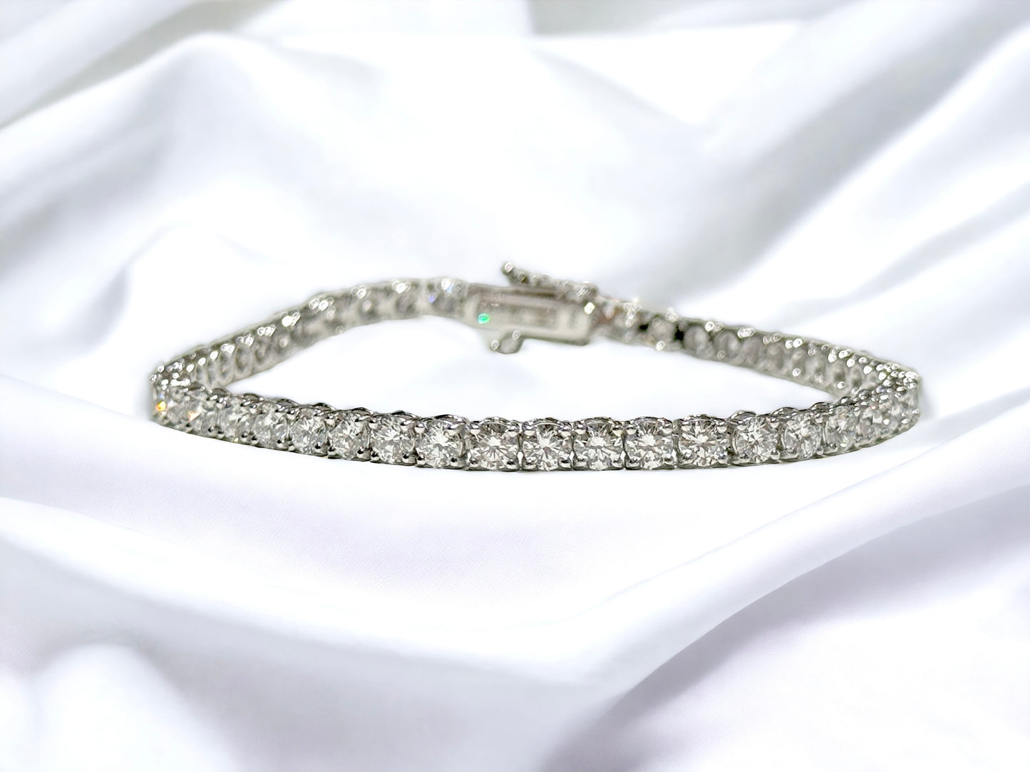7.82CT LG diamanten tennisarmband