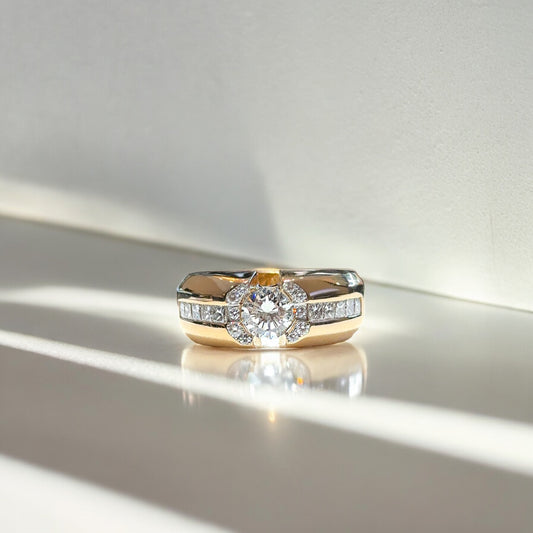 Heren diamanten ring