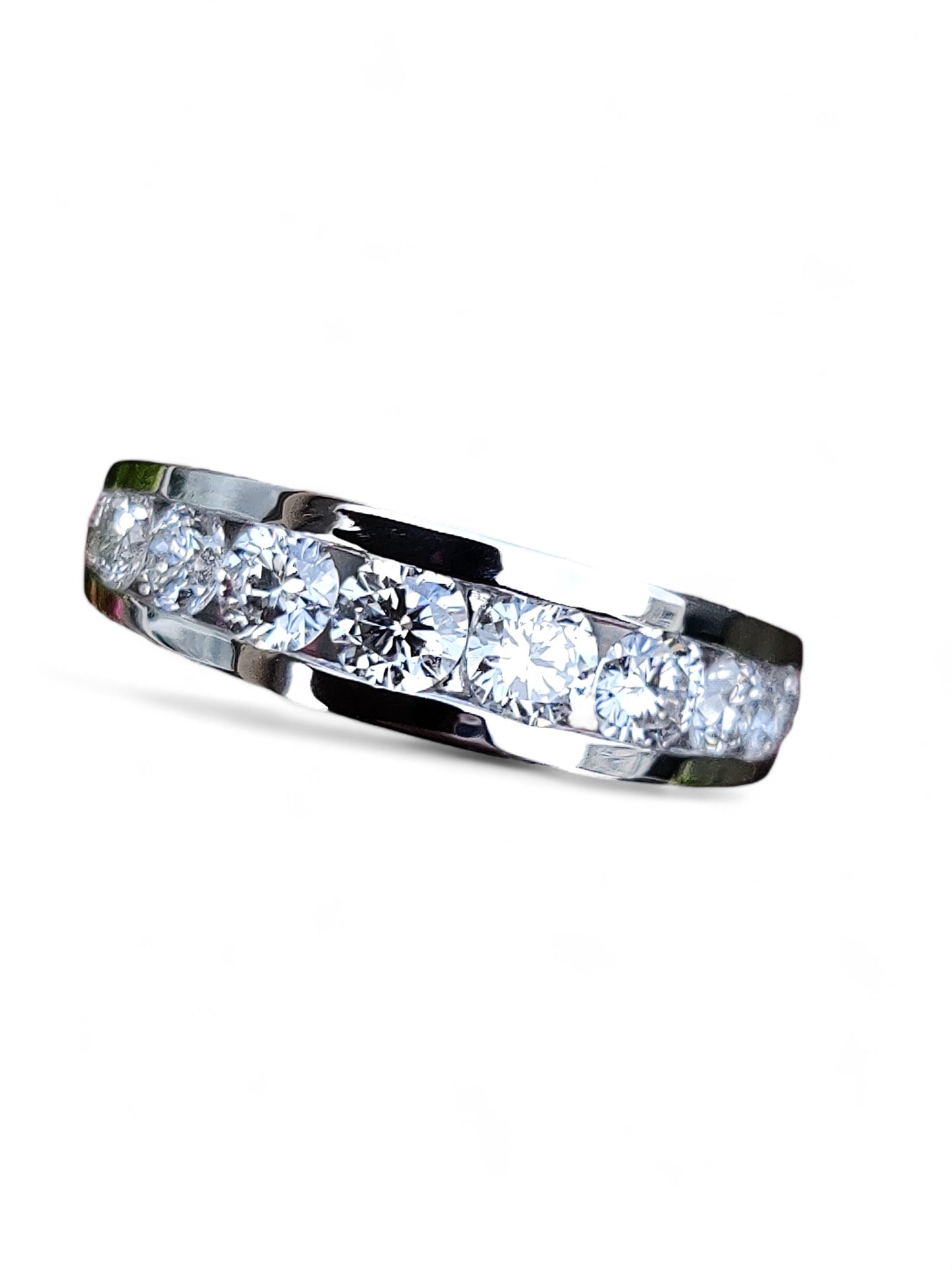 BAGUE D'ÉTERNITÉ À DIX PIERRES 
