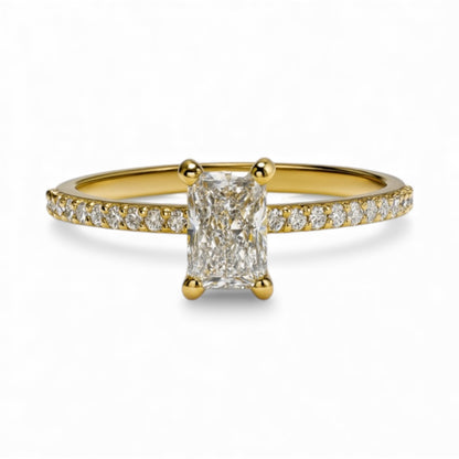0,56 CT STRALENDE PAVÉ RING 