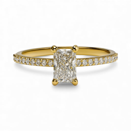 0,56 CT STRALENDE PAVÉ RING 