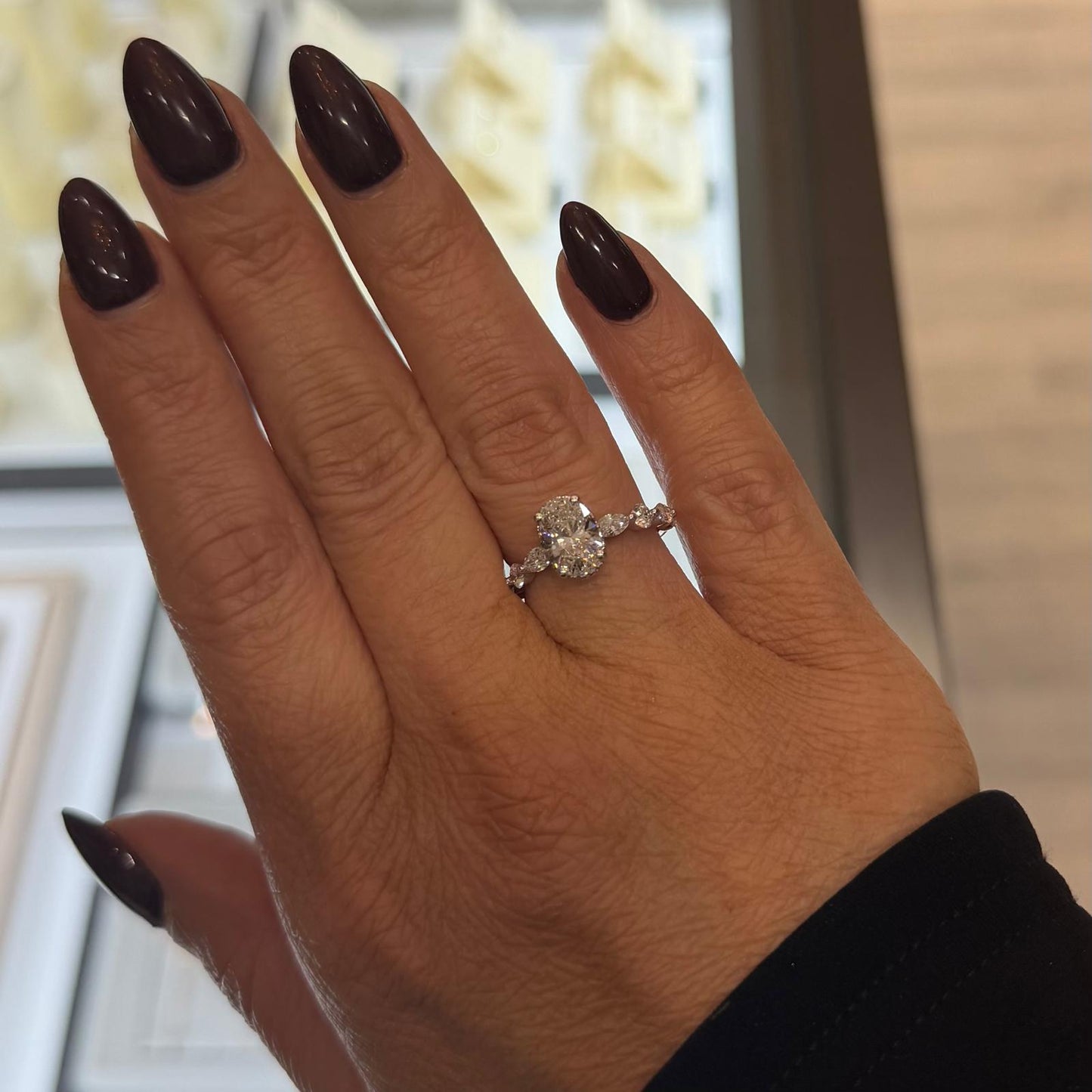 1.52 CT WITH SIDE STONES