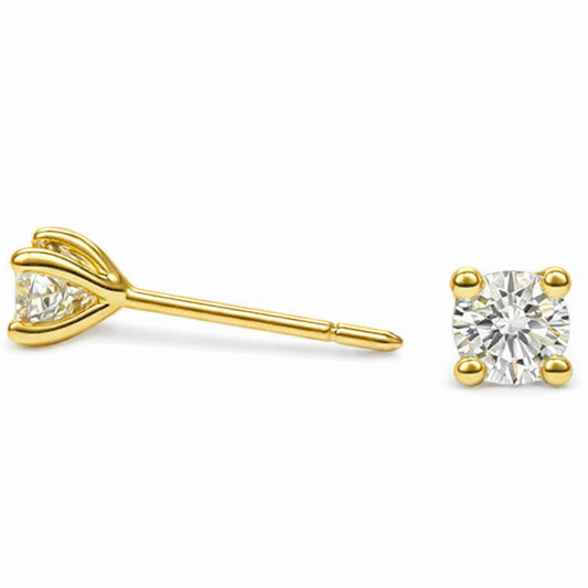 0.58 CT's 4 PRONGS SOLITAIRE STUDS