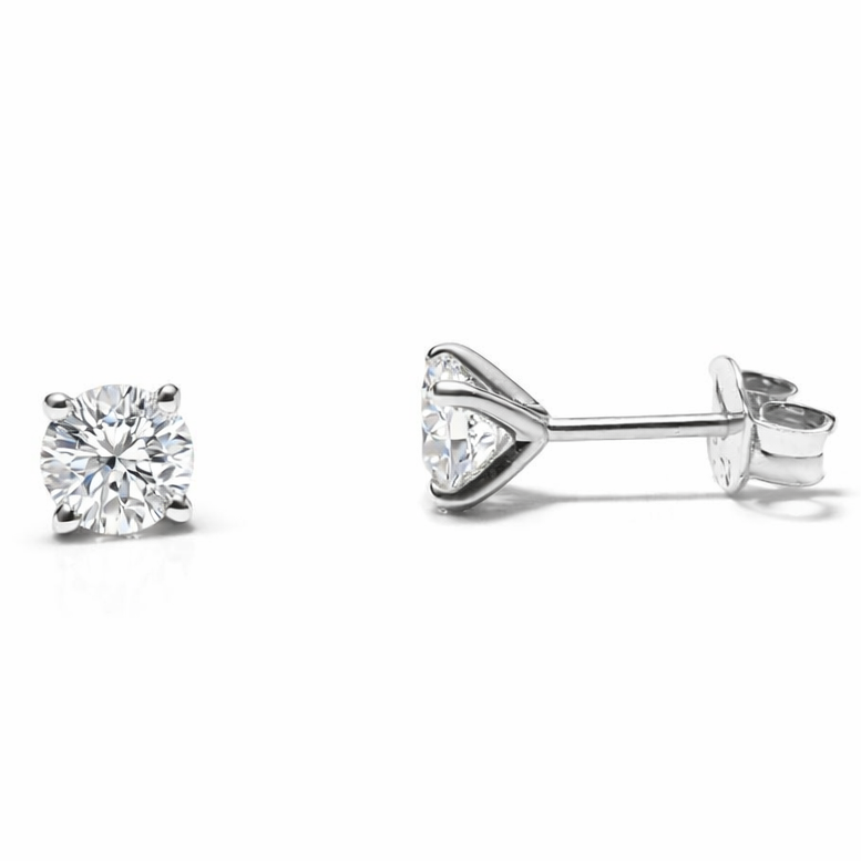1.00 CT 4 PRONGS SOLITAIRE STUDS