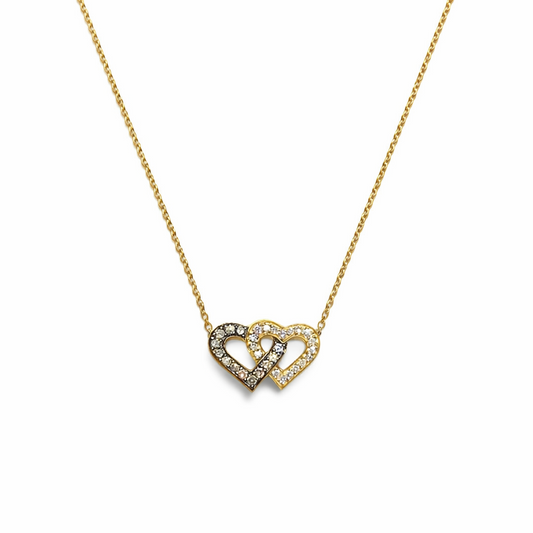 2 HEARTS NECKLACE