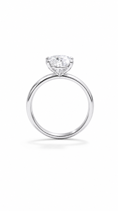 3 CT OVAL SOLITAIRE