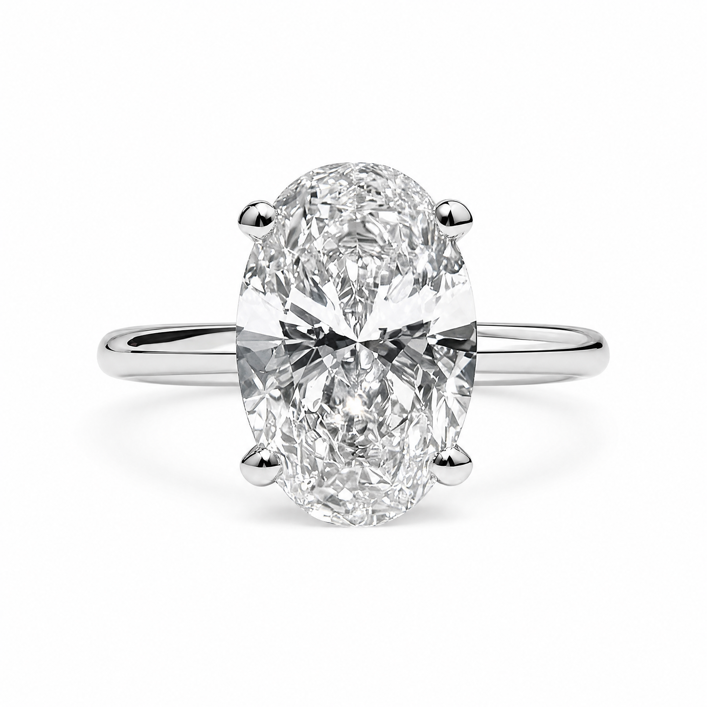 3 CT OVAL SOLITAIRE