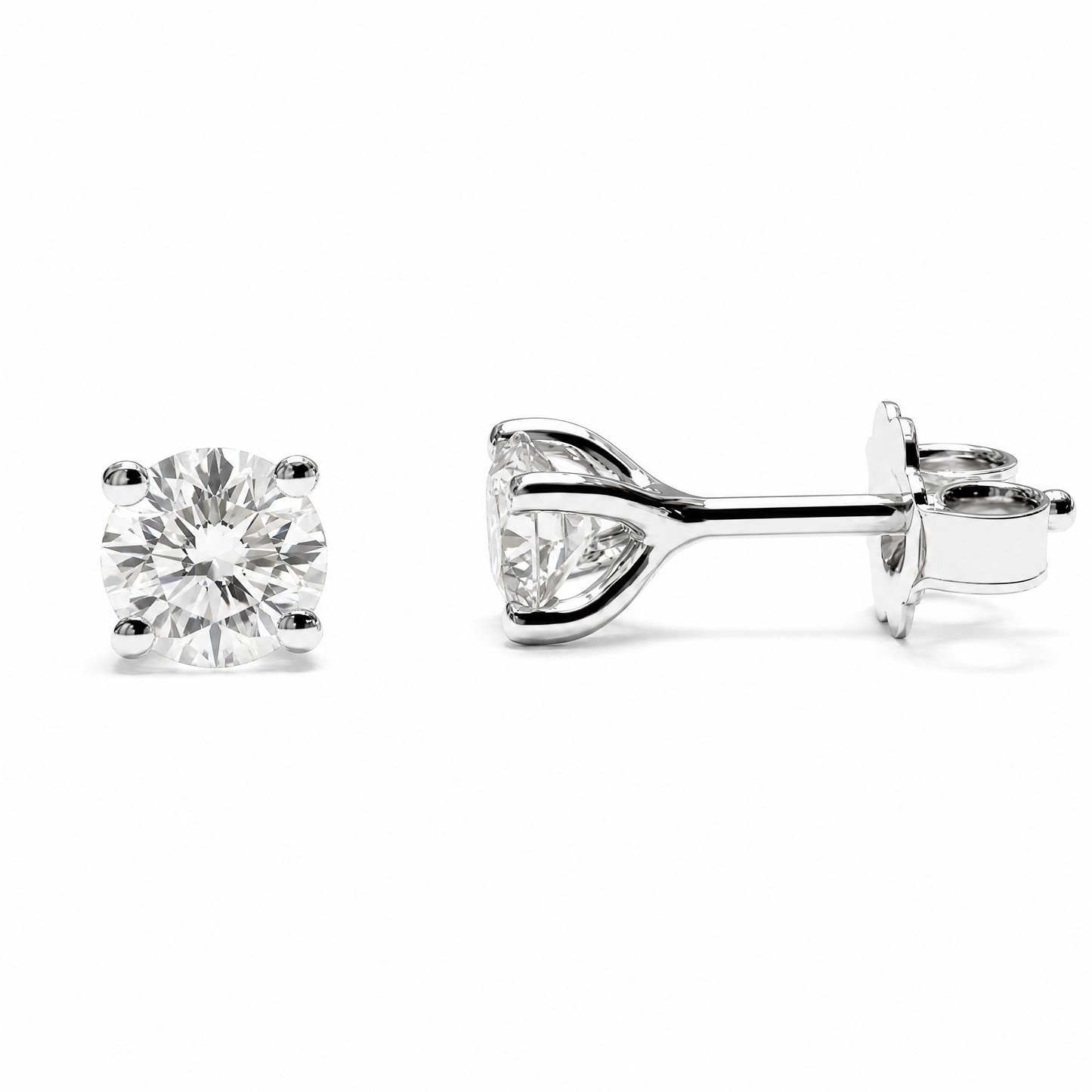 SOLITAIRE STUDS - 4 PRONGS