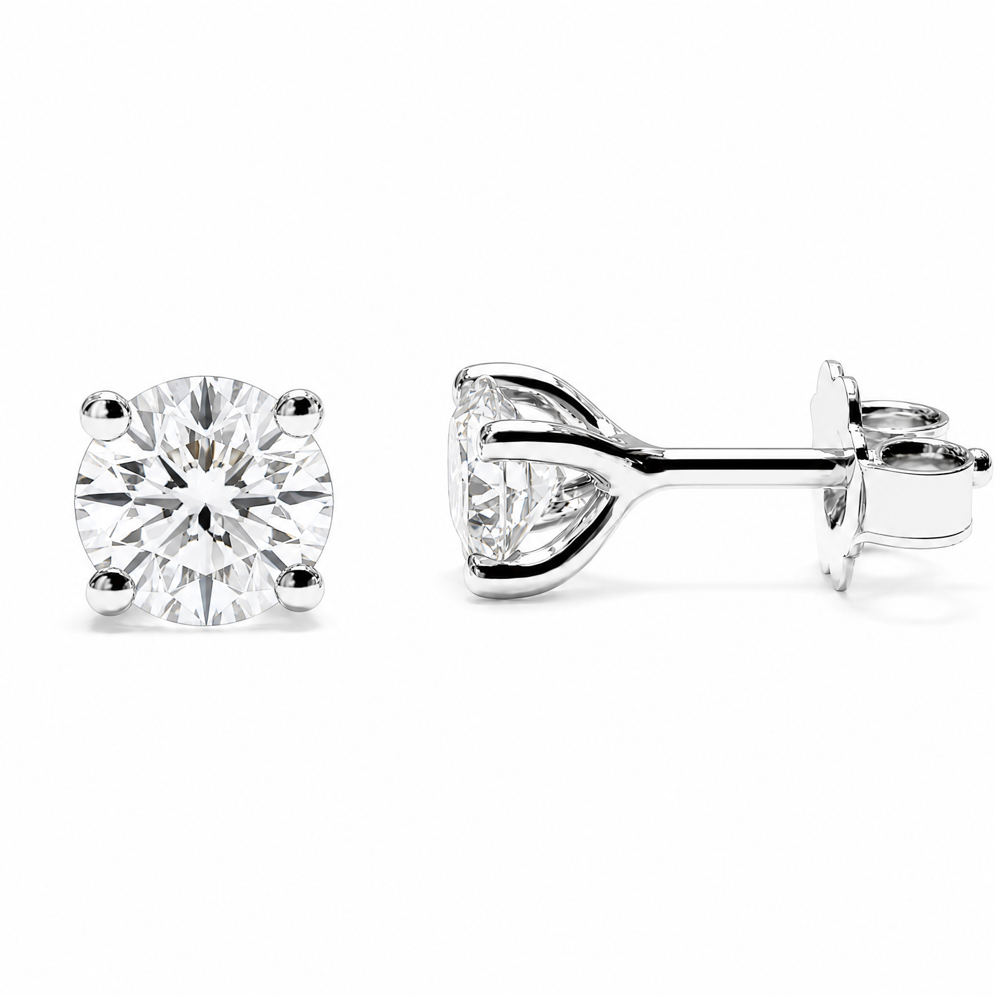 SOLITAIRE STUDS - 4 PRONGS