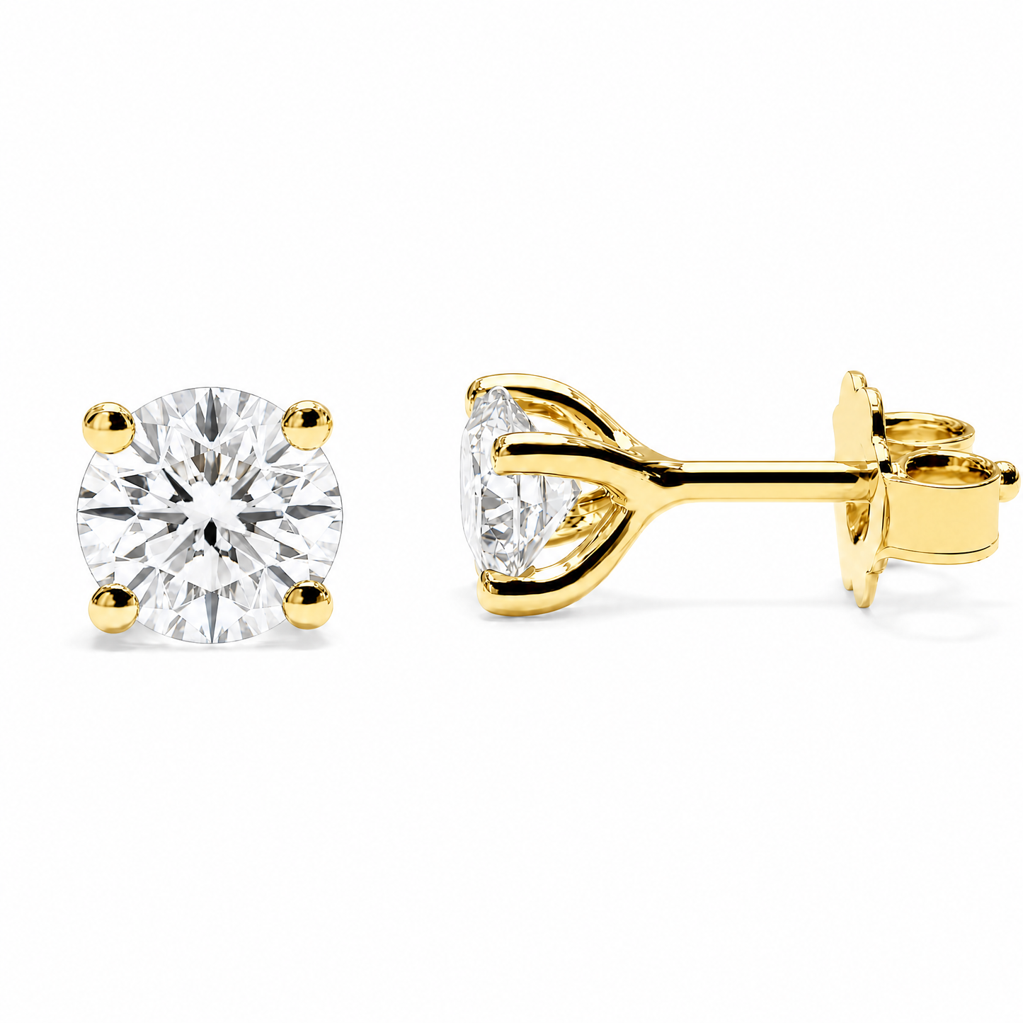 SOLITAIRE STUDS - 4 PRONGS
