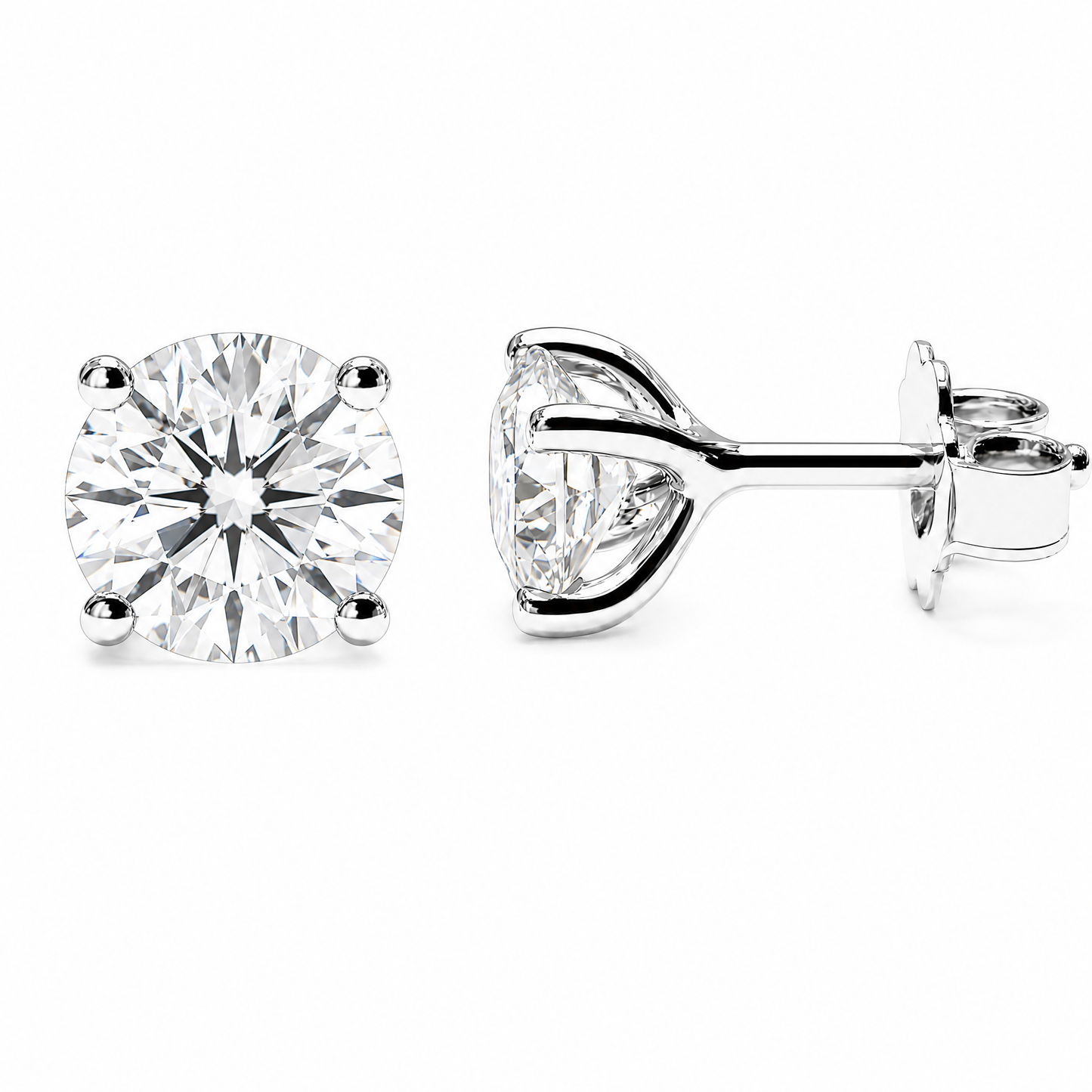 SOLITAIRE STUDS - 4 PRONGS