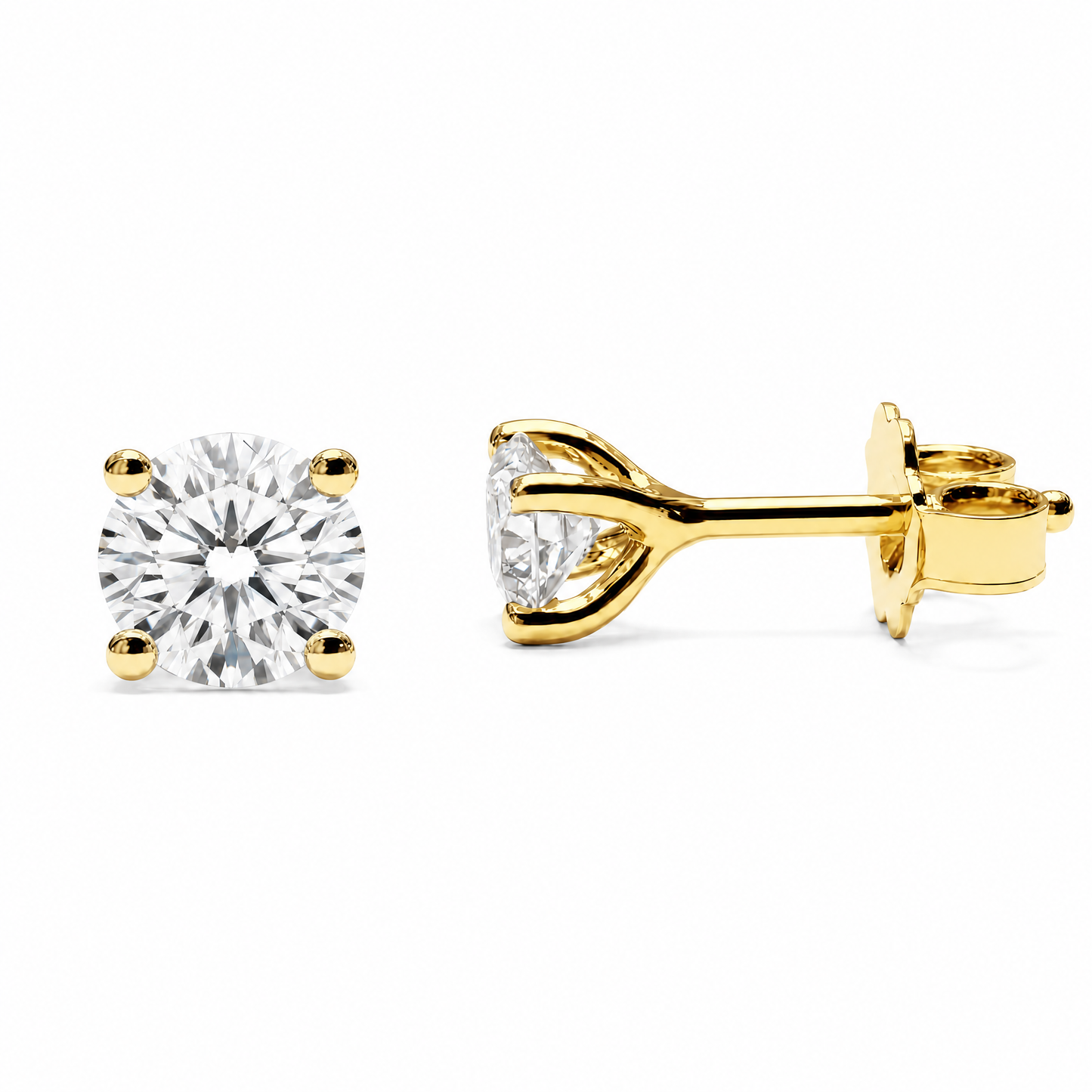 SOLITAIRE STUDS - 4 PRONGS