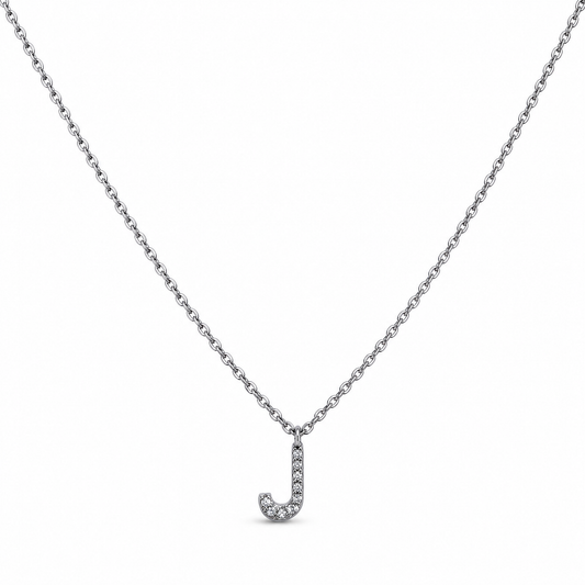 DIAMOND INITIAL NECKLACE