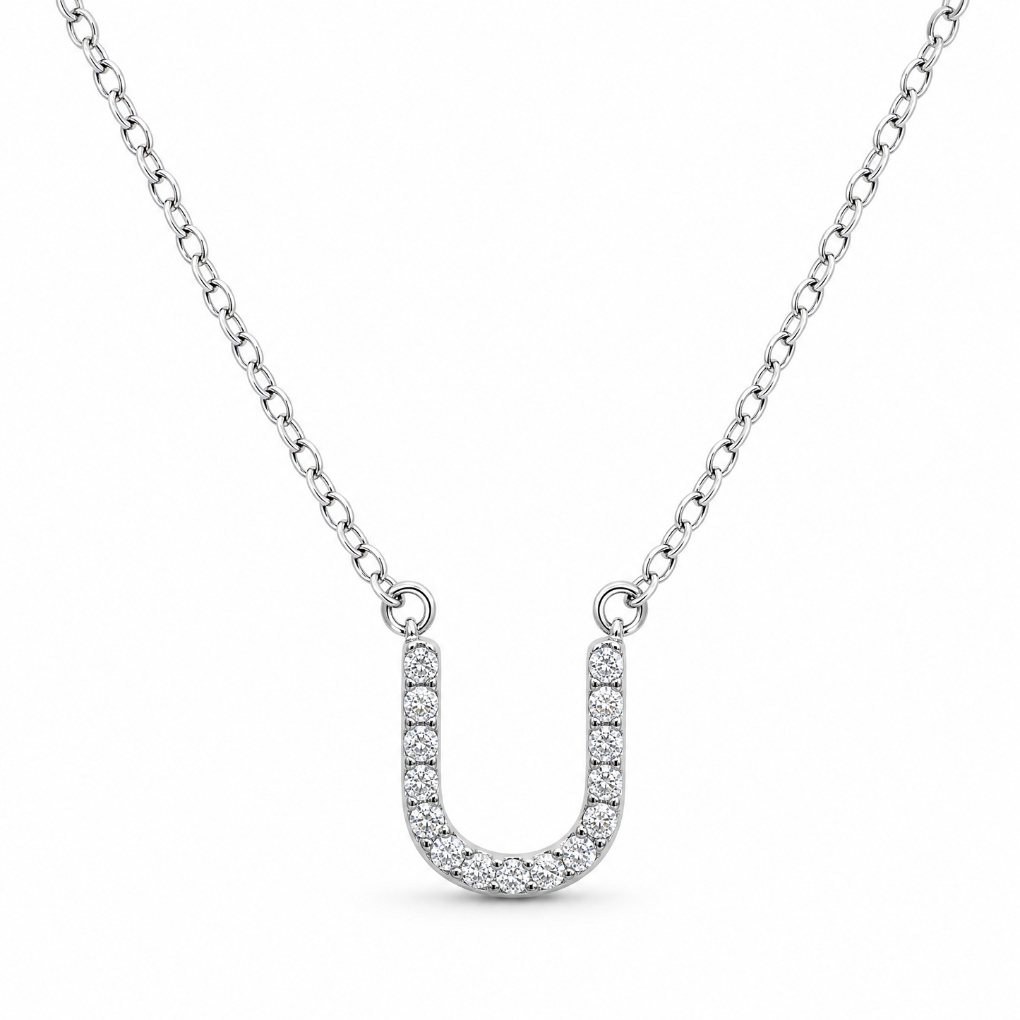 DIAMOND INITIAL NECKLACE